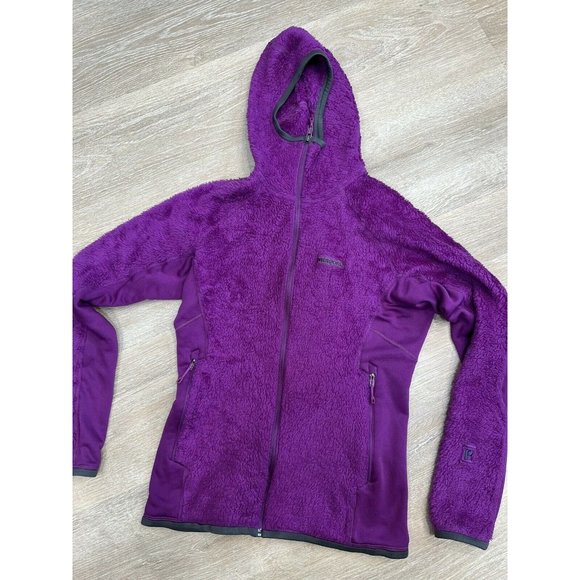 Patagonia Women'S R3 Hi-Loft Hoody Jacket Purple Sz Medium Zip Front - Picture 3 of 12